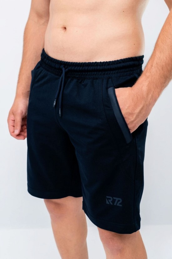 Mъжки къси панталони Raymond R222 – 3/4 дължина, памучни, тъмно сини, с ципове и ефект на джобовете