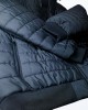 Голям размер мъжко зимно яке, тъмно синъо Raymond R199 – полиестер, с поларена подплата, сваляща се качулка