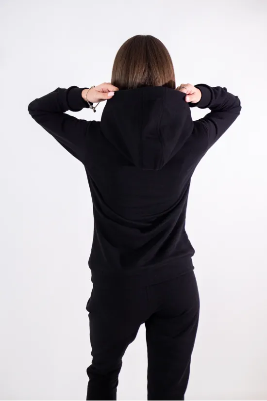 Дамски памучен спортен екип Juss – Raymond, черен, 2551
