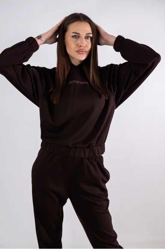 Дамски комплект от две части Active Wear, кафяв, JS-09 Raymond