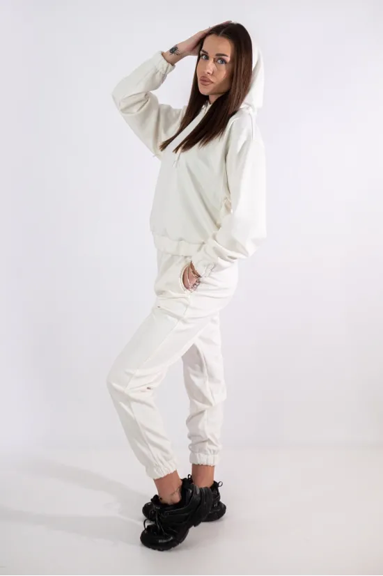 Дамски комплект от две части Active Wear, бял, JS-09 Raymond