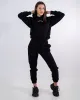 Дамски комплект от две части Active Wear – черен, топла и мека вата, JS-305, Raymond