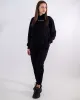 Дамски комплект от две части Active Wear – черен, мека памучна материя, JS-05, Raymond