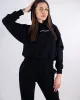 Дамски комплект от две части Active Wear – черен, мека памучна материя, JS-05, Raymond