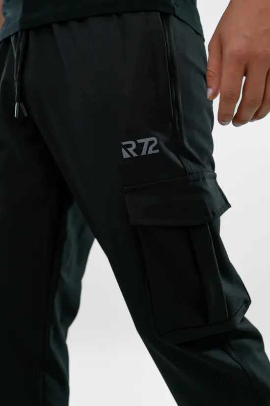 Мъжки карго панталон Raymond R1904 – черен, удобна спортно-ежедневна кройка