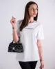 Дамски спортен комплект – тениска „Good Mood Only“ и къс клин JUSS STYLE