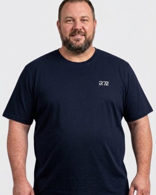 Tъмно синя мъжка тениска Raymond R-260 – Големи размери (4XL–7XL)